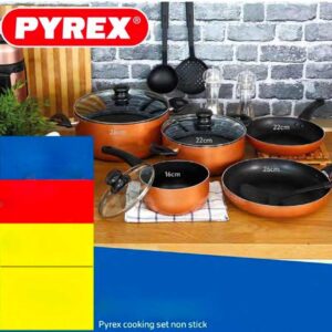 Pyrex Family Touch 11 pcs Set Non-Stick Cookware