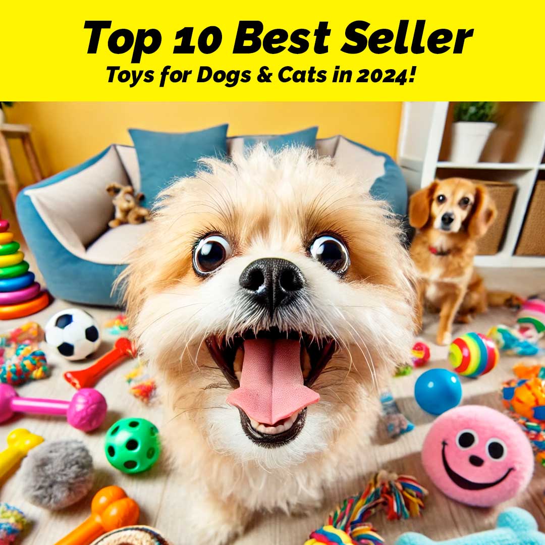 10 Best Seller Toys for Dogs and Cats in 2024